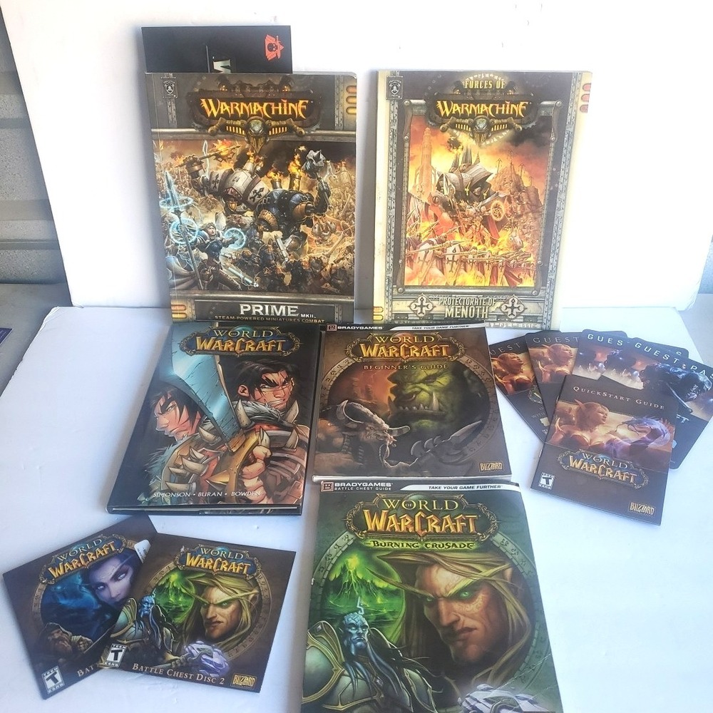 World of Warcraft Strategy Guide books Brady Games Collection‎ Lot Battle Chest